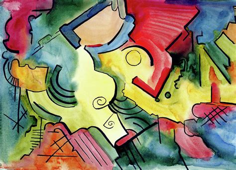 Abstract Composition Painting By Yuri Karminsky Fine Art America