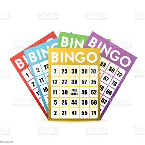 vetores de design de ilustração de cartões de bingo e mais imagens de bingo bingo acaso