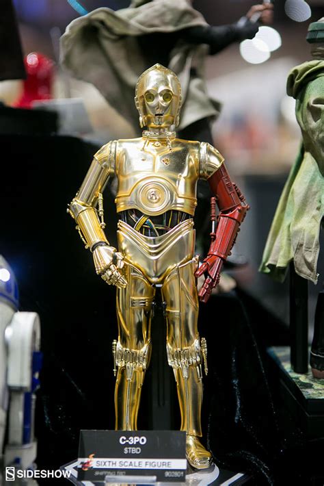 Sdcc Hot Toys C Po Scale Figur Zu The Force Awakens