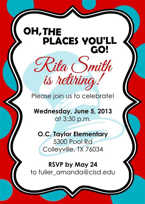 Retirement Party Flyer Free Template