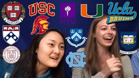 College Decision Reaction 18 Schools Ivies Usc Nyu Ucla Umiami Emory Unc Chapel Hill