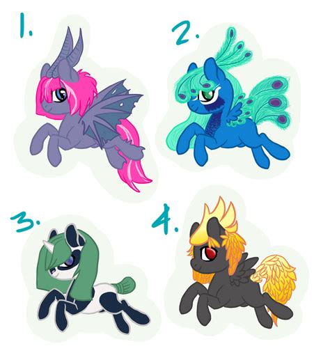 Closed Pony Adopts Sheet By Eventidecreatures On Deviantart
