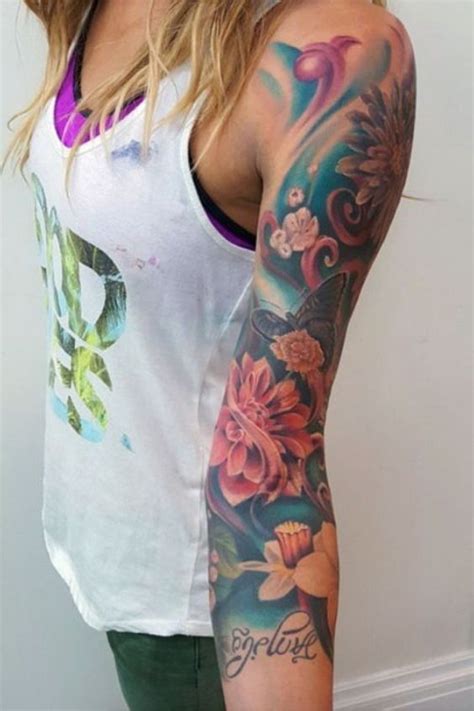 35 Tatuagens Femininas Para Os Braços Girls With Sleeve Tattoos