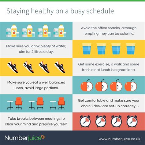 How To Stay Healthy On A Busy Schedule How To Stay Healthy Office