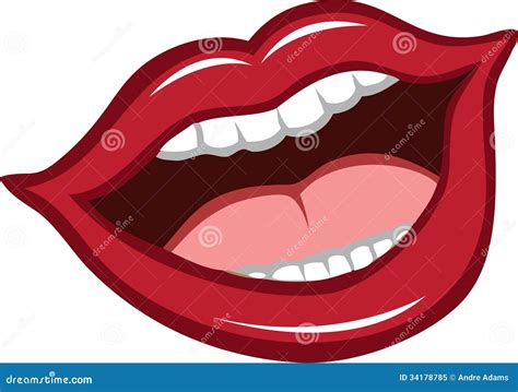 Mouth Red Lips Royalty Free Stock Photo Image 34178785