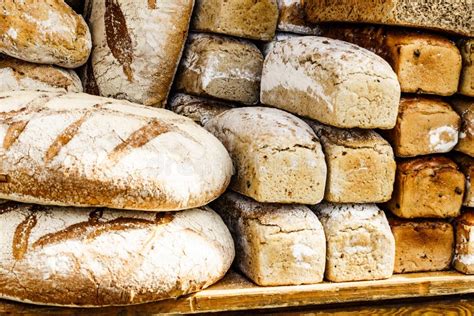 Many Rustic Fresh Bread Loaves Stock Photo Image Of Loaves Rustic