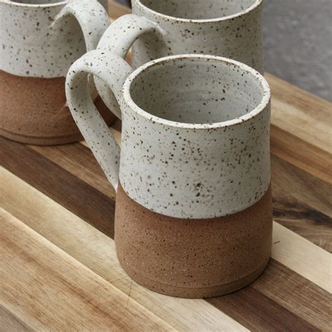 Large Rustic 14 Oz Coffee Mug Earthforms By Marie Pottery Mugs
