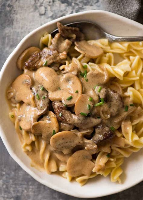 Easy Beef Stroganoff With Leftover Prime Rib Beef Poster