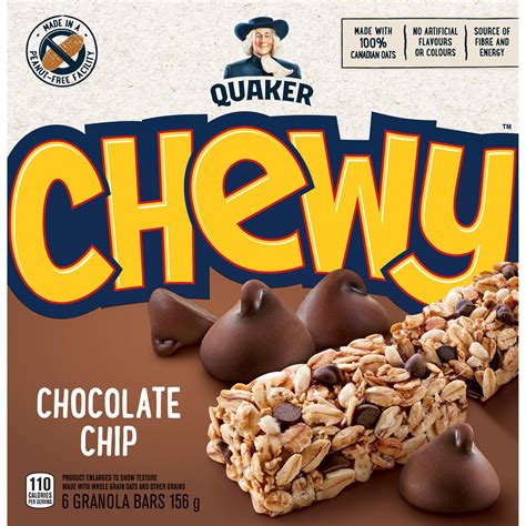 Quaker Chewy Peanut Free Chocolate Chip Granola Bars Walmart Canada