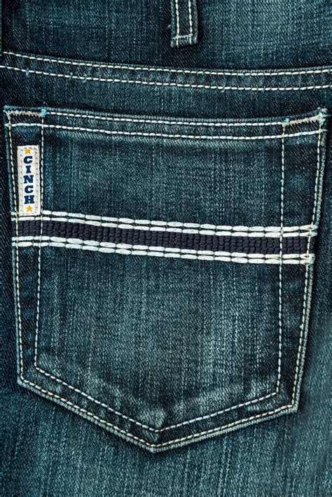 Cinch Jeans Mens Relaxed Fit White Label Dark Stonewash