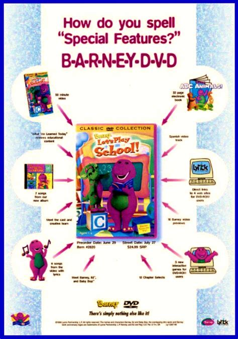 Barney Lets Play School Promo Ad By Bestbarneyfan On Deviantart