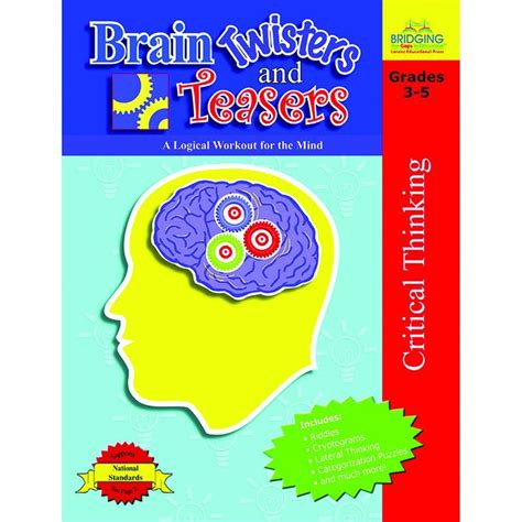 Brain Twisters And Teasers Brain Twister Brain Based Teaching