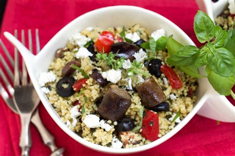 Couscous, or more affectionately known as seksu or sikuk, is the national dish of morocco. Roasted Eggplant Couscous Salad - A delicious ...
