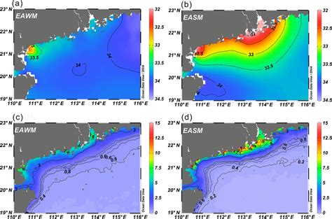 Spatial Distribution Of Surface Salinity In The Northern Scs During The