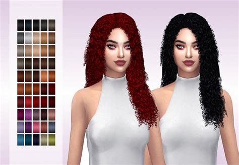 Simpliciaty Alessia Hair Retexture At Frost Sims 4 Sims 4 Updates