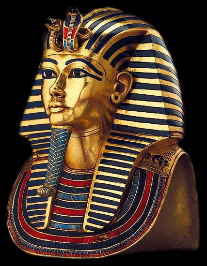 Gold Mask Of Tutankhamun Pharaoh King Reproduction Replica Egyptian