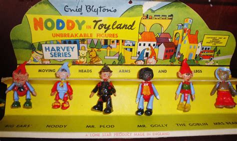 Noddy And Friends By Lone Star C1950s Orland Vintage Soft Old Toys
