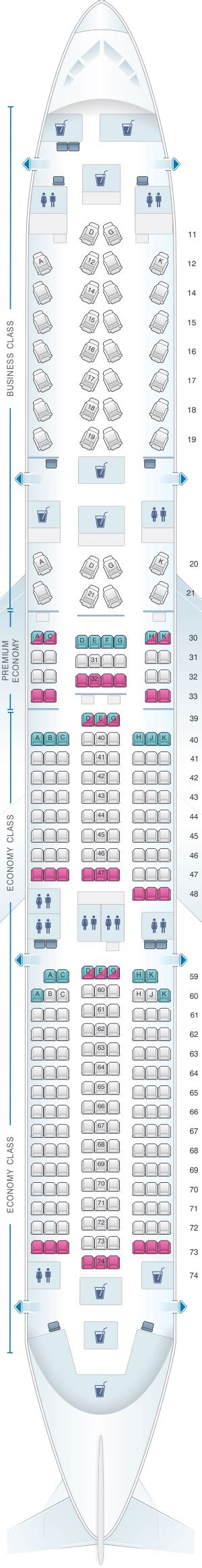 Seat Map Cathay Pacific Airways Airbus A350 900 35g Seatmaestro