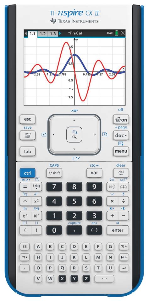 Texas Instruments Ti Nspire Cx Ii Graphing Calculator Schoolmart