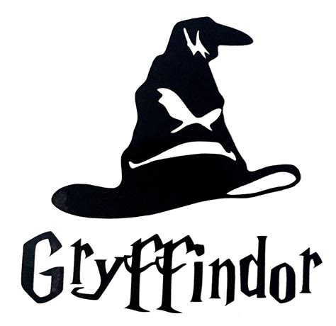 Harry Potter Gryffindor Sorting Hat Vinyl Decal Sticker Ideal For Mugs