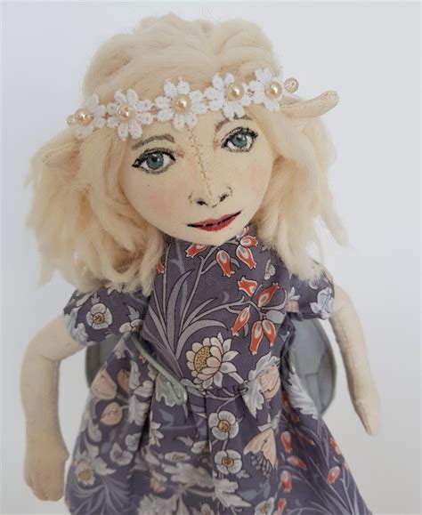 fairy cloth art doll 12 inch rag doll ooak doll etsy art dolls cloth art dolls special girl
