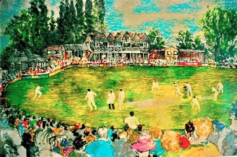 Cricket Cricket Artists Painting Cricket Sport Painting Art