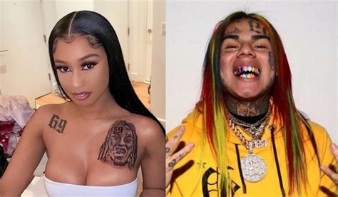 Tekashi 6ix9ine Girlfriend Jade Gets Portrait Tattoo She Say Look Like Chris Brown Urban Islandz