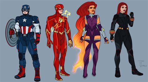 Marvel And Dc Redesigns 5 By Tjjones96 On Deviantart Marvel And Dc