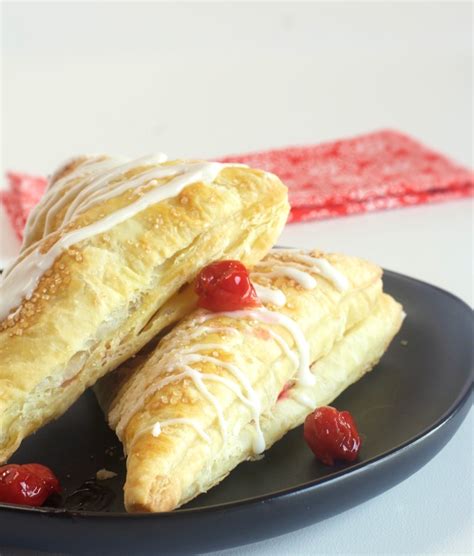 Easy Puff Pastry Cherry Turnovers - My Country Table