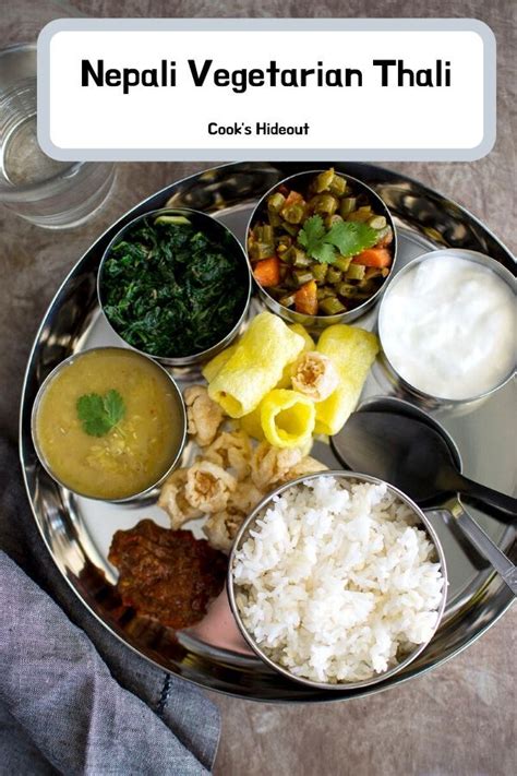 A Hearty And Filling Vegetarian Thali With Every Day Dishes From Nepal