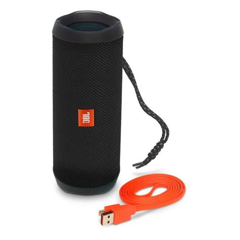 Buy Jbl Jbl Flip 4 Waterproof Portable Bluetooth Speaker Black Online