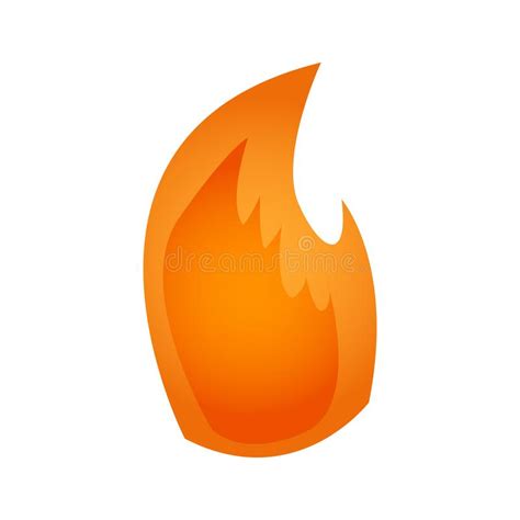 Vector Illustration Fire Logo Red Yellow Fire Stock Vector
