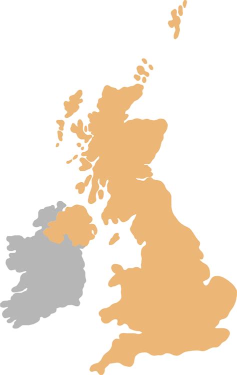 Doodle Freehand Drawing Of Great Britain Map 12486970 Png
