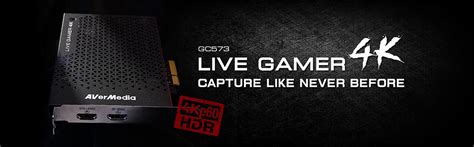 Avermedia Gc573 Capture Card Live Gamer 4k Recorded Quality 150 Mbps
