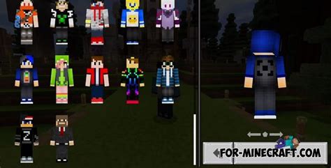 Youtubers Skin Pack For Minecraft Pe Upd
