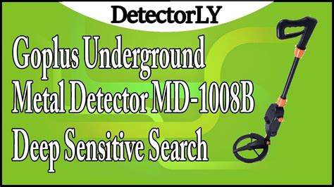 Goplus Underground Metal Detector Md 1008b Deep Sensitive Search Gold