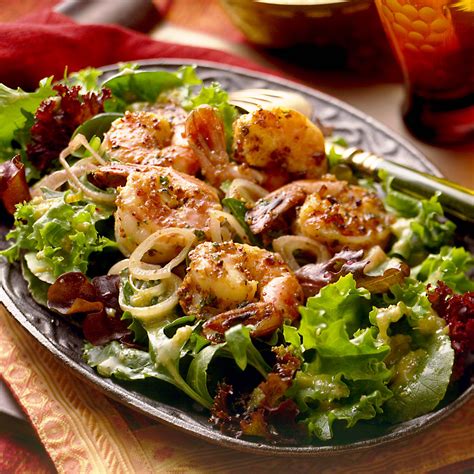 Divide salad between shallow serving bowls. Coconut Shrimp Salad (Jingha Salade) - California Raisins