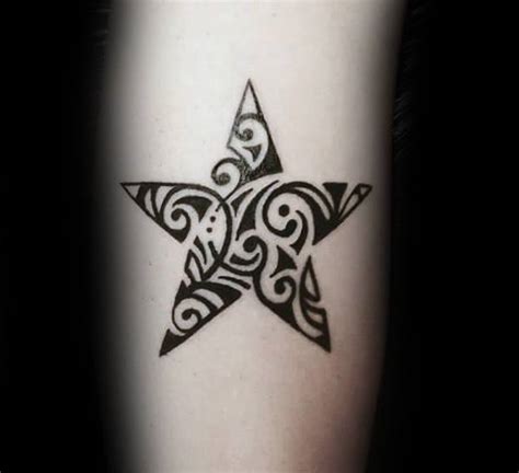 Cool Men Tribal Star Tattoo Best Tattoo Design