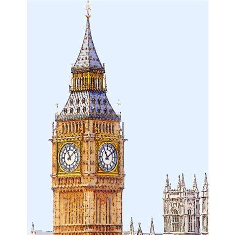 Big Ben From Famous Page Public Domain Clip Art Image Liked On