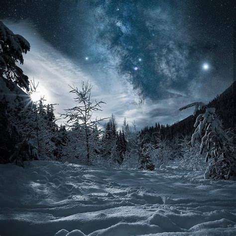 Starry Winter Night 9gag