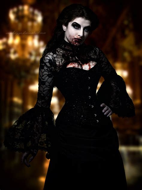 The Queen By Sambriggs On Deviantart Female Vampire Vampire