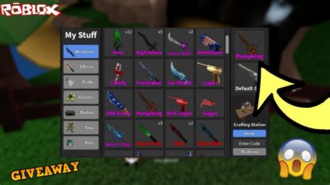 Our roblox murder mystery 2 codes wiki has the latest list of working code. HOW TO GET A FREE PUMPKING GODLY KNIFE! *MM2 GODLY ...