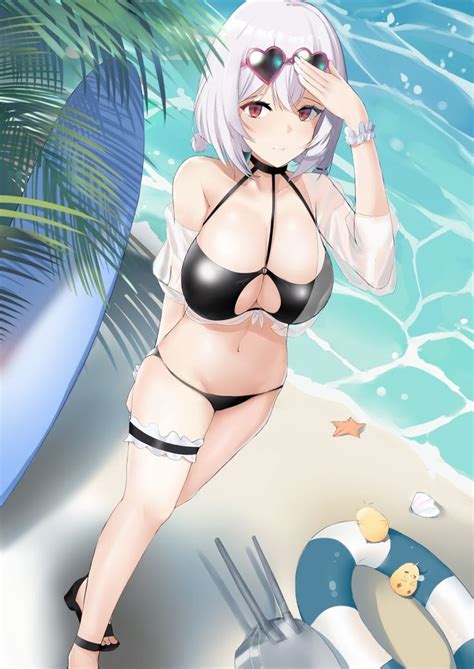 Pin Em Swimsuit Anime Bikini Girl