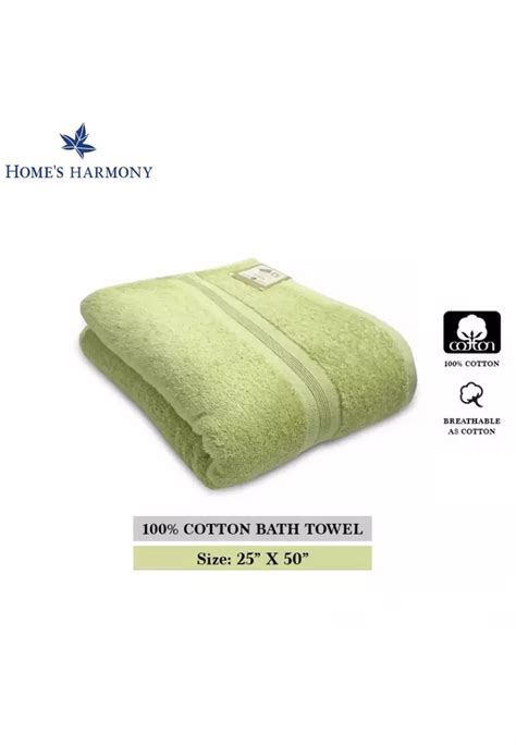 Buy Cotonsoft Cotonsoft Stafford 100 Cotton Bath Towel Endive Online