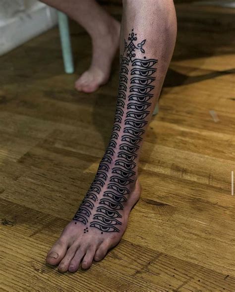 Tattoo Amazing Leg Pattern In 2020 Tattoos For Guys Skull Tattoos