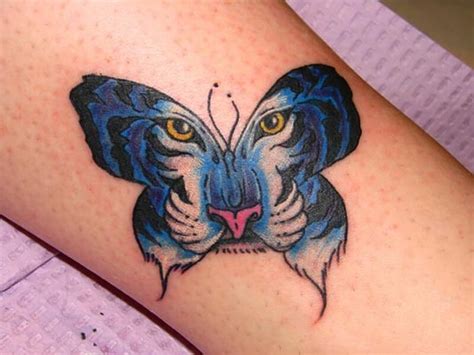 15 Best Tiger And Butterfly Tattoo Designs For Tattoo Lovers
