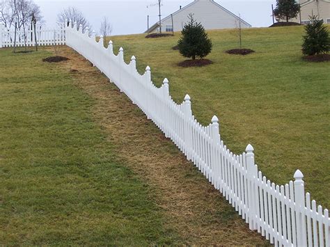How To Install A Picket Fence On A Slope