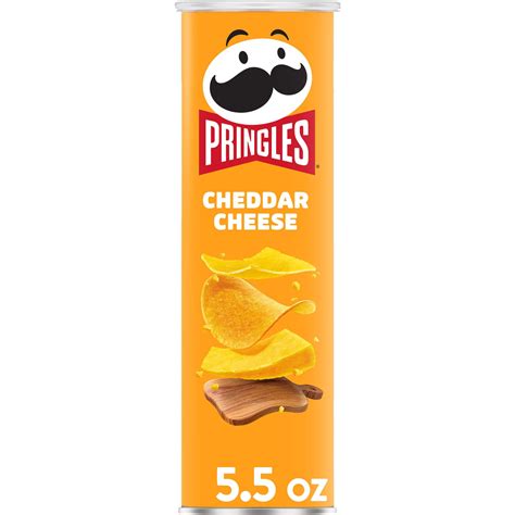 Pringles Cheddar Cheese Naturally Flavored Potato Crisps Chips 55 Oz