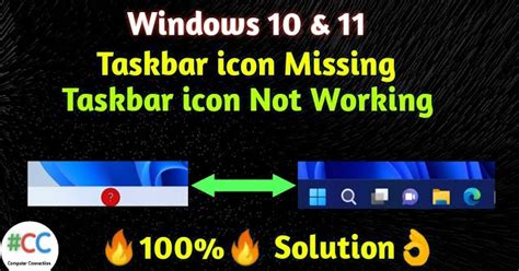 Taskbar Icons Not Showing On Windows 11 Fix Taskbar Icon Missing Win