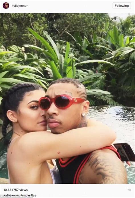 Tyga S Rumoured Ex Demi Rose Models Red Lace Lingerie Daily Mail Online